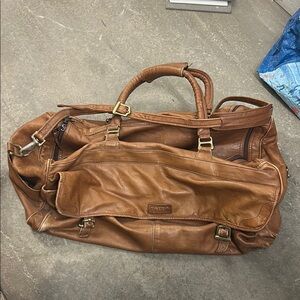 Vintage Totto Leather Duffel Bag